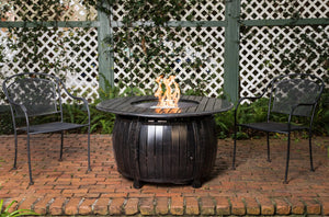 Grand Cooper 44" Round Aluminum Convertible Gas Fire Pit Table