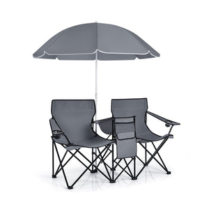 Portable Folding Picnic Double Chair