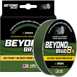 Green 8X- No Fade - Ultra Performance 8 Strand