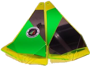 Twisted Addiction Green Triangle Flasher