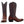 Men's Cognac Ostrich Print Cowboy Boots (H7002)