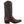 Men's Cognac Ostrich Print Cowboy Boots (H7002)
