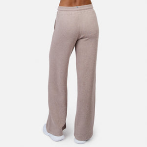Women's Ripple Knit Long Wide Leg Pant