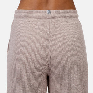 Women's Ripple Knit Long Wide Leg Pant
