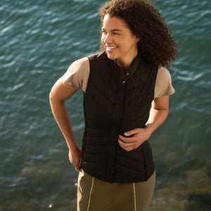 Women's Hybrid Snap Front Vest
