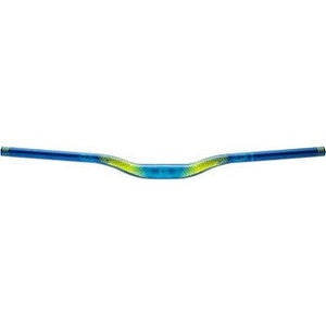 Truvativ Descendant CoLab Troy Lee Designs Riser Bar - 35mm clamp, 760mm width, 25mm rise, Starburst Cyan/Blue