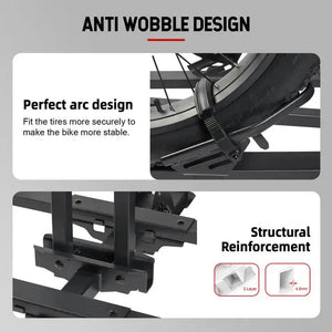 Young Electric FELLOW Foldable Hitch eBike Rack | 2’’ Receiver, 200 LBS Capacity (Open Box)