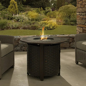 Hendricks Round Aluminum LPG Fire Pit