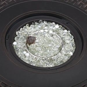 Hendricks Round Aluminum LPG Fire Pit
