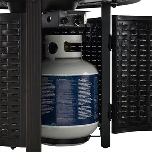Hendricks Round Aluminum LPG Fire Pit