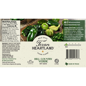 Hill Country Verde Hot Sauce