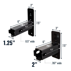 2" Haymarket Hitch Wall Mount | Holds Bike or Cargo Car Rack