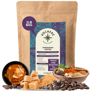 Kochere Coffee Honduran Marcala Organic Medium Roast - Caramel, Spice, Brown Sugar Notes