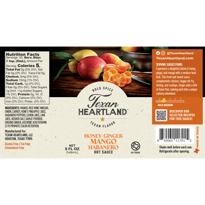 Honey Ginger Mango Habanero Hot Sauce