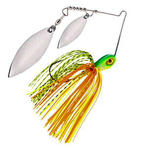 Reaction Tackle Lead Double Willow Blade Spinnerbait Jigs (3-Pack) - New