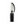 The HuntEmUp 2in Plastic Dog Training Bumper Dummy w/Valve Black White Flasher