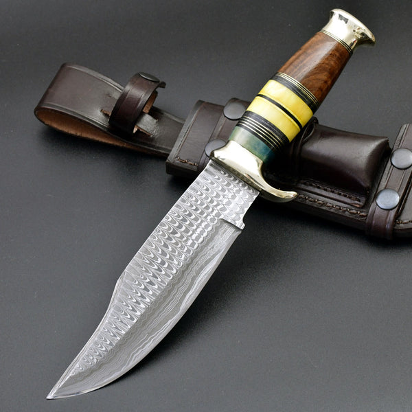 Skywalker Bowie Knife with Bone & Wood Composite Handle