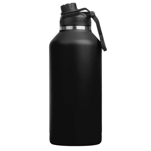 HYDRA™ 66OZ Water Bottle with Powder Coat Finish & Silicone Grip Whale Tale Handle