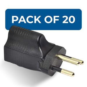 Brazil Travel Adapter - Type N - Industrial Grade (IG-11C) - TRAPSKI