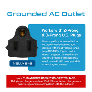 Brazil Travel Adapter - Type N - Industrial Grade (IG-11C)