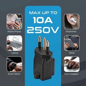 Brazil Travel Adapter - Type N - Industrial Grade (IG-11C)