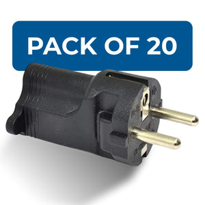 Europe (Schuko) Travel Adapter - Type E/F - Industrial Grade (IG-9) - TRAPSKI