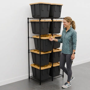 12 Gallon Storage Bin Rack