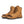 ROCKROOSTER Kimberly Tan 7 inch Zip-sided Steel Toe Leather Work Boots AK232Z