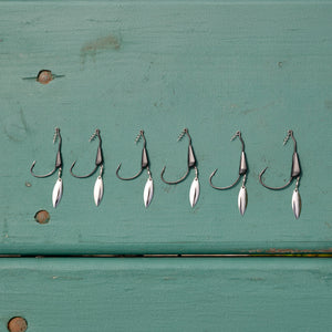 Reaction Tackle Bladed/Tungsten Weighted Swimbait Hooks- 3-Pack