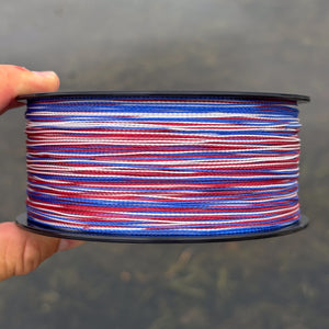 Reaction Tackle Braided Fishing Line - USA Camo