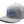 Flat Brim Hat - Grey w/ Royal Script