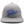 Flat Brim Hat - Grey w/ Royal Script