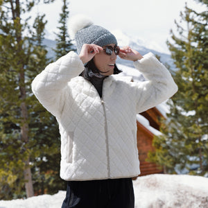 Women's Hooded Cirrus Quilted Reversible Jacket
