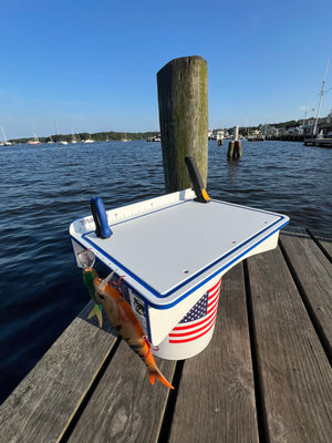 Made in the USA | Premium Single Bucket Raised 18" Fillet Table and Cutting Board
