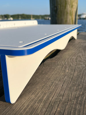 Made in the USA | Premium Double Bucket 33" Raised Fillet Table Cutting Board