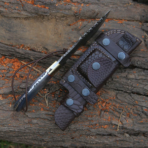 ShadowRidge Damascus Steel Premium Tracker Knife