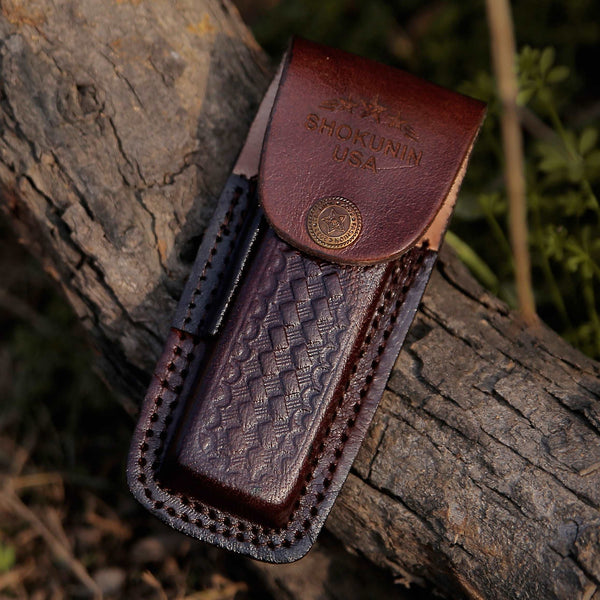 Buck Pocket Knife Engraved with Exotic Rose Wood Handle