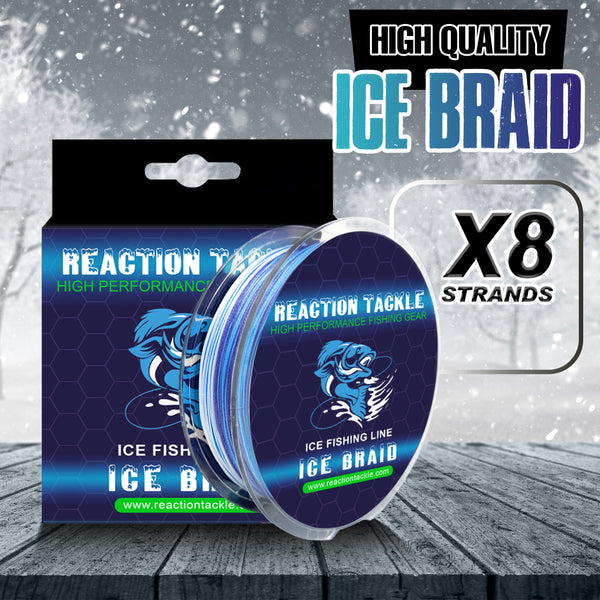 Reaction Tackle Ice Fishing Braided line - 8 Strand