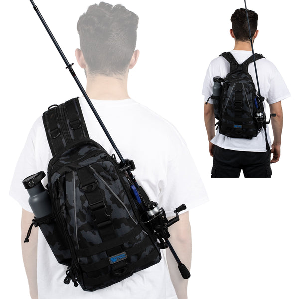 Reaction Tackle Fishing Tackle 2-in-1 Sling Bag/Backpack- 3 Sizes