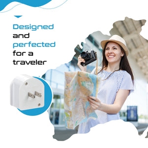 South Africa to USA/Australia - Type A, I - Travel Plug Adapter - Non-Grounded (SA-US-AU) - TRAPSKI