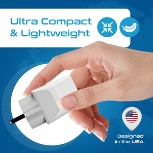 Europe Travel Adapter Plug Combo - Type C, E/F | USB-A + USB-C – European Combo (CTU-9-9C)