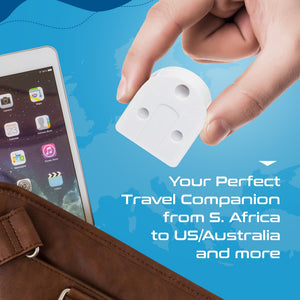 South Africa to USA/Australia - Type A, I - Travel Plug Adapter - Non-Grounded (SA-US-AU) - TRAPSKI