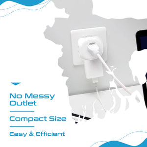 India, Pakistan Travel Plug Adapter - 4 in 1 - Ultra Compact - Light Weight (PT-10) - TRAPSKI