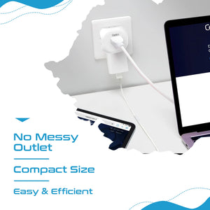 European Travel Plug Adapter - 4 in 1 - Ultra Compact - Light Weight (PT-9C) - TRAPSKI