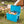 Insulated Portable Cooler Hard Shell Ice Chest with 2 Cup Holders Bottle Opener and Drain Plug