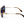 Ivy Luxe - Blue Tangle-Free Round Aviator Sunglasses