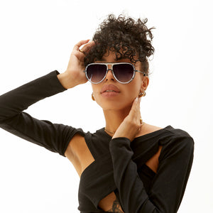 Ivy Luxe Clear & Black