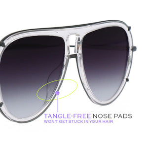 Ivy Luxe Clear & Black