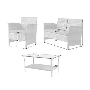 Jareth Wicker Patio Set