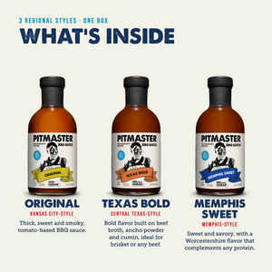 Pitmaster Ed Mitchell Western-Style BBQ Sauce Variety 3-Pack